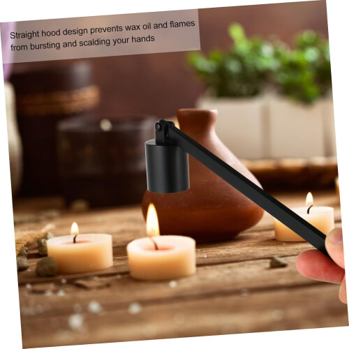 Stainless Steel Candle Snuffer 4Pack LongHandle Auto Wick Tool Compact Kitchen Flame Dousing 2