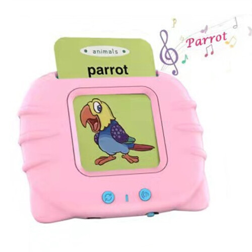Pink Card Learning Machine for Sight Words, ABS, 300mAh Battery 2