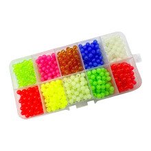Round Fishing Rigs Beads 5mm Luminescent Beads 1000 PCS Replacement For Fishing Line Accessories