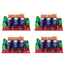 4pcs 400W Speaker Crossover 2 Way Audio Adjustment Tweeter Bass Speaker Filter Frequency Splitter for 216 Ohm Ref: 4702