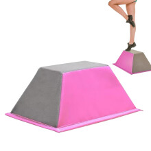 Cheer Stunt Stand for Flyers, Ergonomic Balance Trainers, AntiSlip Trapezoidal Gymnastics Mat, Kids And Adults