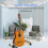 Adjustable Metal Foldable Guitar Stand for String Instruments Gold 10