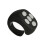 Black Smart Ring with Bluetooth 5.3 for Remote Control & Page Turning 8
