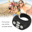 Black Smart Ring with Bluetooth 5.3 for Remote Control & Page Turning 6