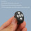 Black Smart Ring with Bluetooth 5.3 for Remote Control & Page Turning 5