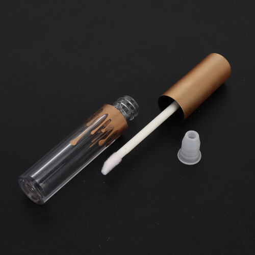Σωληνάρια Chic Lip Gloss, Επαναγεμιζόμενα Δοχεία για Ευέλικτη Χρήση, Ματ Χρυσό Καπάκι 1
