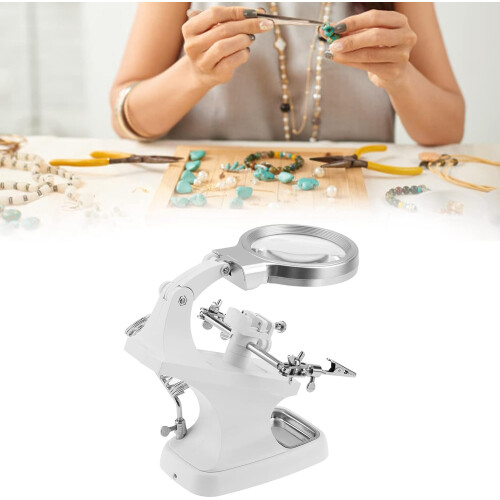 Multifunctional LED Magnifying Glass for Soldering – Efficient Magnification, Stable Base, 360 Rotation 2