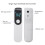 Infrared Handheld Thermometer, Digital Forehead Gun, White, ABS 7