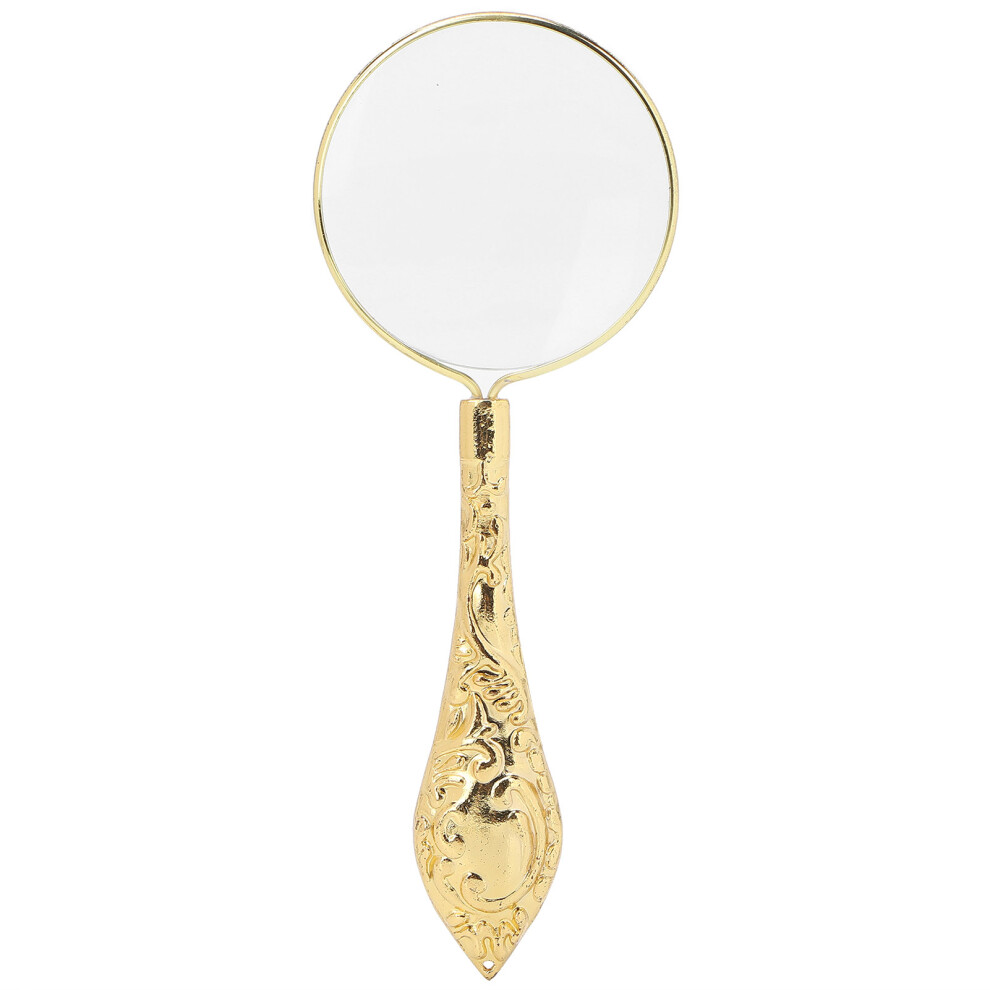 Metal Handle Magnifying Glass, Distortion Lens Provides High-Quality Images, Perfect For Reading And Inspection