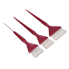 Salonqualität Haarfärbepinsel-Set, Mehrzweck-Färbepinsel, spitz zulaufender Schaft, ergonomischer Griff, gefiederte Borsten, antistatisch, für