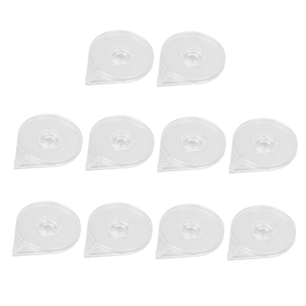 Nail Art Striping Tape Holder Box - 10pcs Easy Cut Manicure Line Roller Case