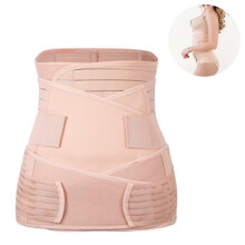 (As show, One size) Postpartum Belly Wrap 3 in 1 Belt, Postpartum Belly Girdle Support Recovery Waist Pelvis Band, Body Shaper Postnatal Shapewear-23