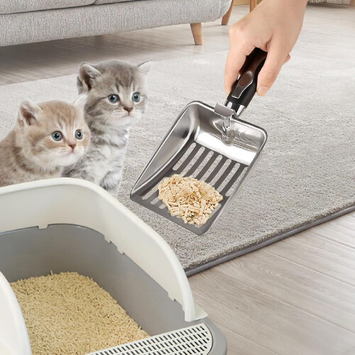 Cat Litter, Sieve, , Versatile, Practical, Easy to Clean, Long Handle, Cat Litter, Poop 1