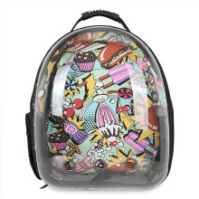 Pet Bag Space Capsule Cat Backpack Transparent Hard Shell Pod Cushion Adjustable Shoulder Straps Hiking Model E