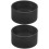 2Pièces Couvre-Oculaires En Caoutchouc Noir Accessoires De Microscope 10