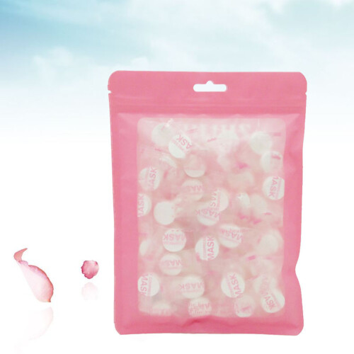 100Pièces Compressé Jetable Rose Respirant DIY 2