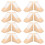 100Pièces Boîtes Triangle Sandwich Papier Kraft Premium 1