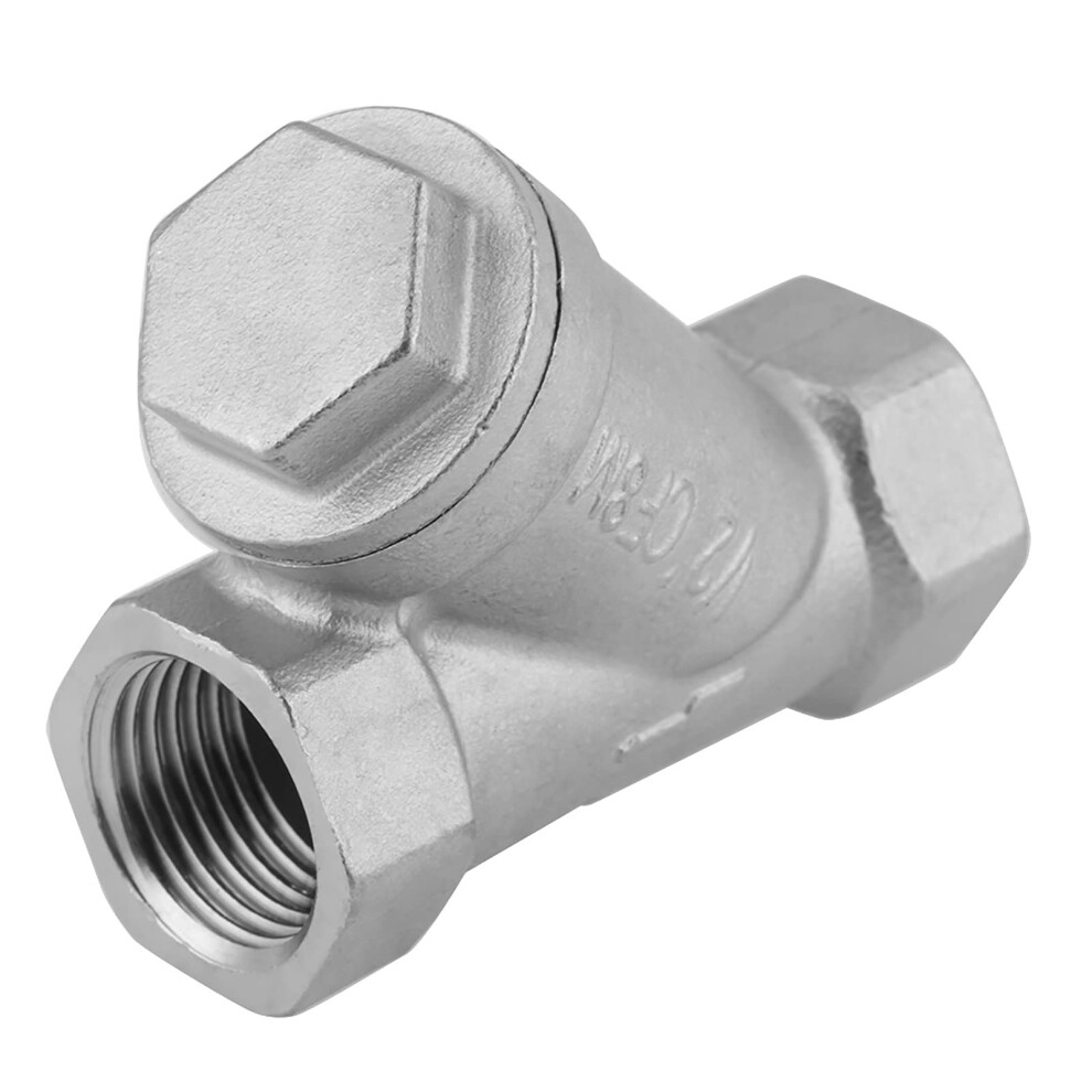 Dn15 Stainless Steel Y Strainer 1/2 Inch Pt Thread Double Mesh Filter For Water And Gas 9347817116915