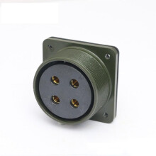 Military Standard Aviation Connector 4 Pin Plug Socket for Aircraft Quick Field Installation