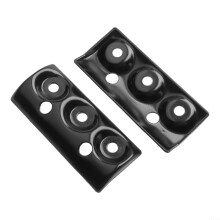 Planer Drum Plate Set Replacement 1876795 for M1901 M1902 DKP180 MT191 M193 Electric Planers 2 Pieces Black