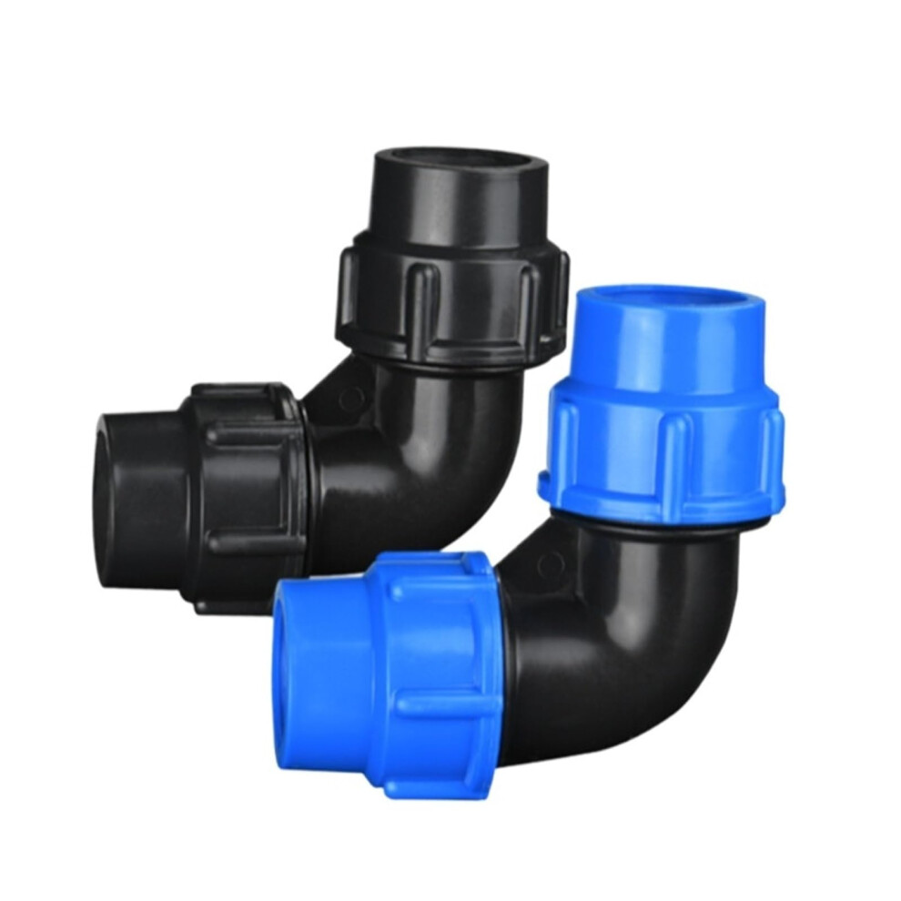 Pe Pipe Fittings Blue Quick Connect Elbow 20Mm To 25Mm Leakproof Irrigation Connector 9347817257243