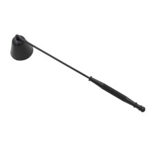 Candle Snuffer Iron LongHandle Extinguisher For Tea Lights And Jar Candles Black 21x3.5 cm Prevents Soot
