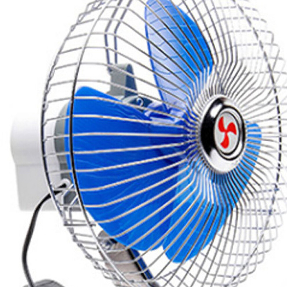8In 24V Electric Car Cooling Fan, Rotatable, Quiet, Clip-On For Truck Rv Boat 8471373890895