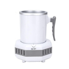 Portable Ice Maker with Rapid Cooling for Home Car Camping Drinks Parties Blue White