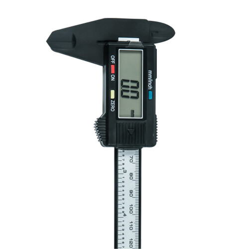 Electronic Digital Caliper, 4 Measuring Functions Precision Measuring Tool with Inch Millimeter Conversion Extra Large LCD Screen Auto Off Feature