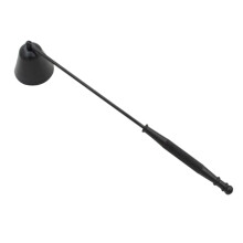 Iron Candle Snuffer Long Handle Wick Extinguisher For Tea Light And Jar Candle Black 21x3.5cm