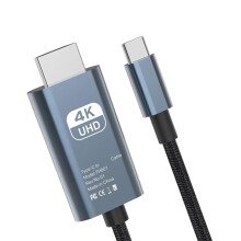 Type C To HDTV Cable 4K60Hz USBC To HDMI Cable For Phone Monitor Projector Computer Accessories