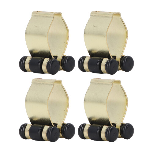Iron Pool Cue Clips For Billiards Cue Holders, Secure Your Ropes With Ease Using Rope Clamp Solid Brass (Gold) 1