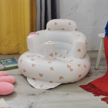 Baby Inflatable Foldable Chair 10 in, Leakproof PVC Soft Shower Sofa