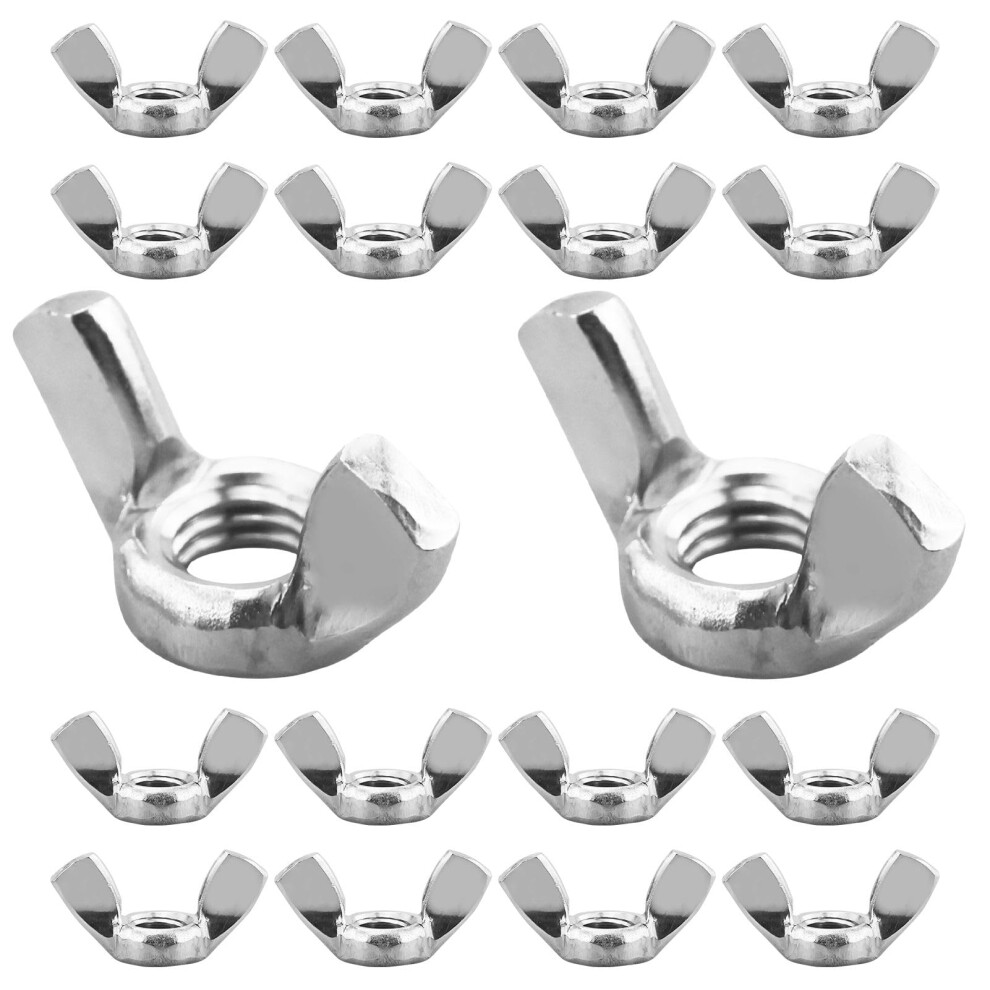Din 315 Wing Nut M8, Pack Of 20 Stainless Steel Butterfly Nut 9347817117806