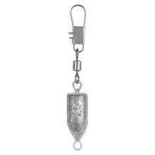 Plomos de pesca duraderos y antipolvo, plomos de pesca con forma de bala de hundimiento rápido y profundo para anzuelos de cuerda y anzuelos