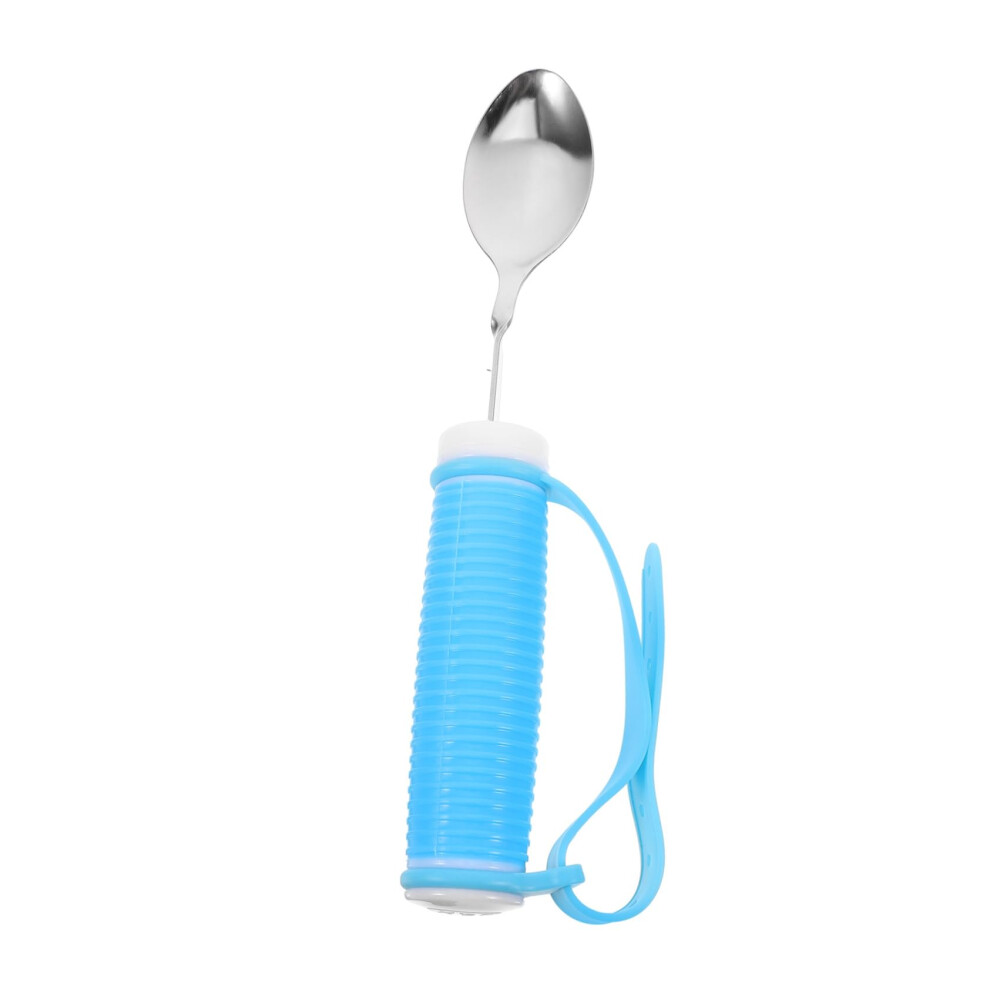 Adaptive Eating Utensil Weighted AntiShake Spoon for Elderly Ergonomic Grip SelfFeeding 1pc