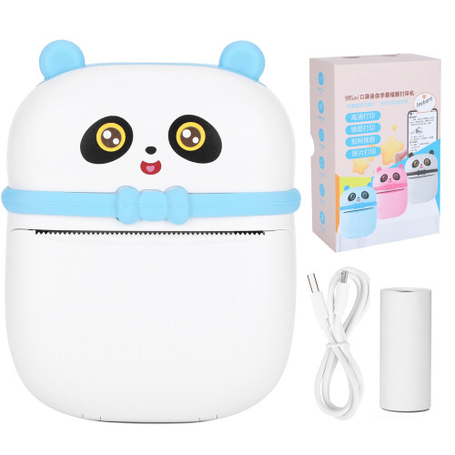 Bluetooth Wireless Smart Printer Portable Thermal Device with One-click Printing Multifunctional Pocket Printer for School and Office Use