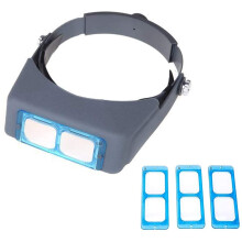 HeadMounted Binocular Magnifier 1.5X 2X 2.5X 3.5X with 4 Lenses Ref: 9111
