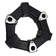 16AS Rubber Coupling for 778322 and 3633643, CFA16 Series Heavy Equipment, Rubber and Metal Construction