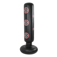 Adult/Children 1.6m Inflatable Boxing Column - Black PVC