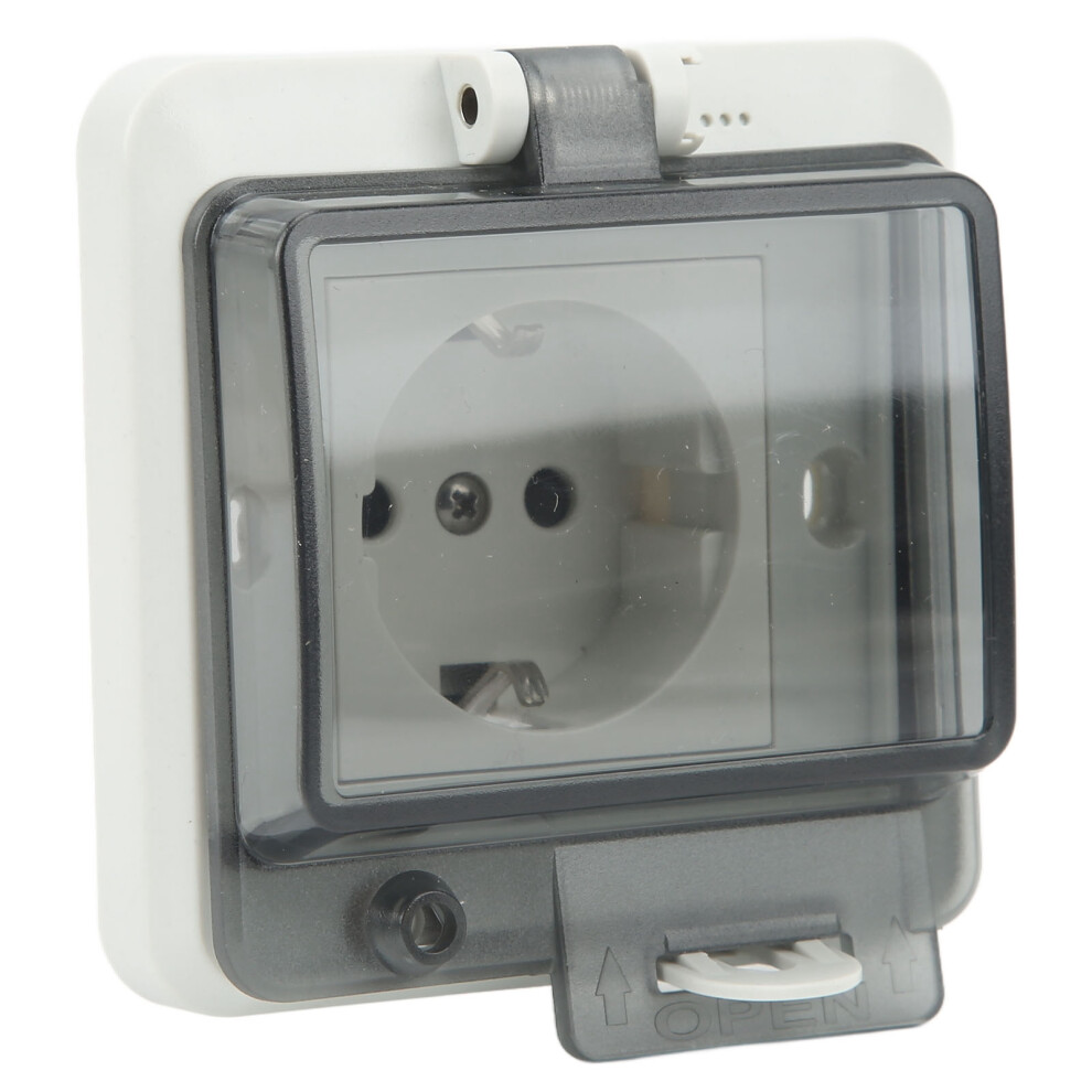 Wall Mounted Waterproof 16A Outlet Ip66 With Concealed Socket And Pc Shell 9331373895971