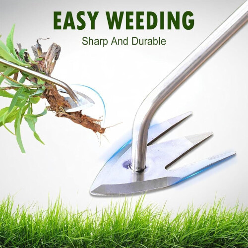Weeder Puller Tool, Manual Weed Removal Tool, Root Extractor Stick, Garden Hand Weed, Soil 1