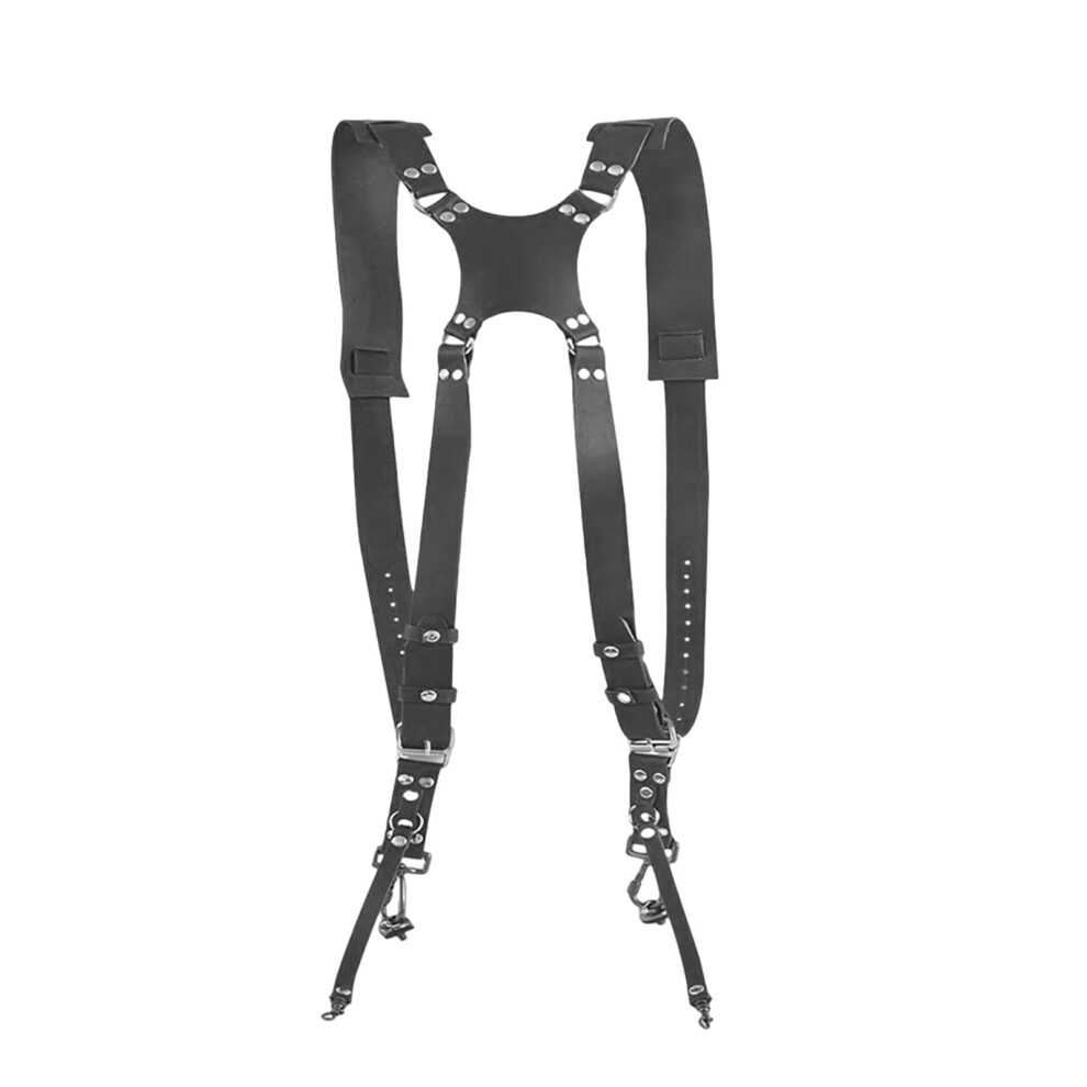 Double Camera Strap, Double Shoulder Strap, Leather Camera Strap, Double Camera Strap For Photographers One Size Leather 9382693784629