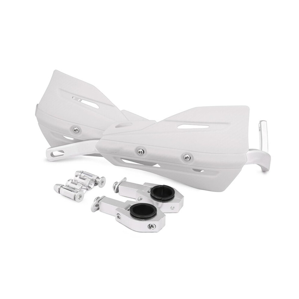 Hand Guard Motorcycle Grips For Yamaha And Suzuki 22Mm 28Mm Handlebar White 9189345376887