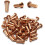 Copper solid rivets with round head, 50 pieces M5, 5*30mm for electrical applications 5