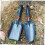 performance garden hand trowel weeding digging garden tools iron black 5