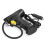 Pompa d'aria portatile per auto da 120W con manometro e luce LED, nero 10