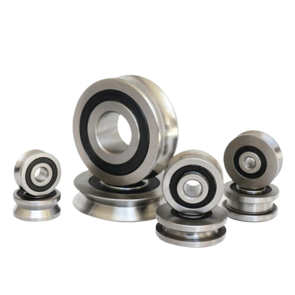 Guideway Roller Bearing Lfr520112 Inner Diameter 12Mm Outer Diameter 35Mm Height 15.9Mm U Groove Diameter 12X35x15.9 9347817258394