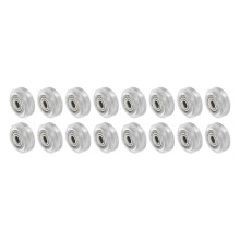 48PCS POM Steel 3D Printer Pulley Wheel Set, Low Friction, Transparent
