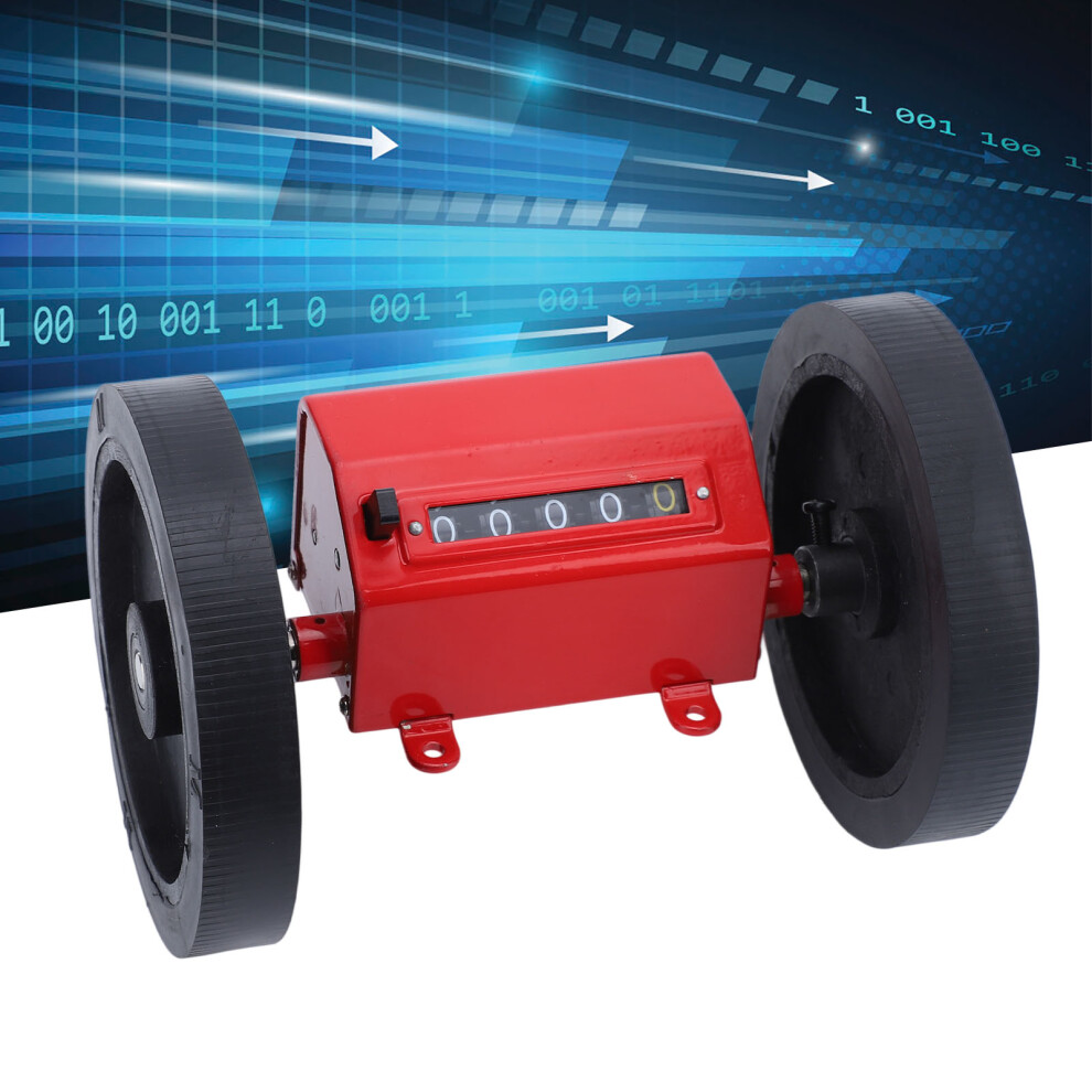 Z96 F Stainless Steel Rolling Meter Counter 0-9999.9, 5 Digits 8751374131747